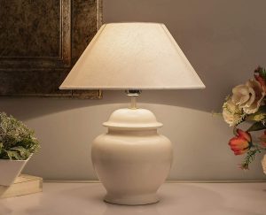 Transform any place with exquisite glass and ceramic lamps